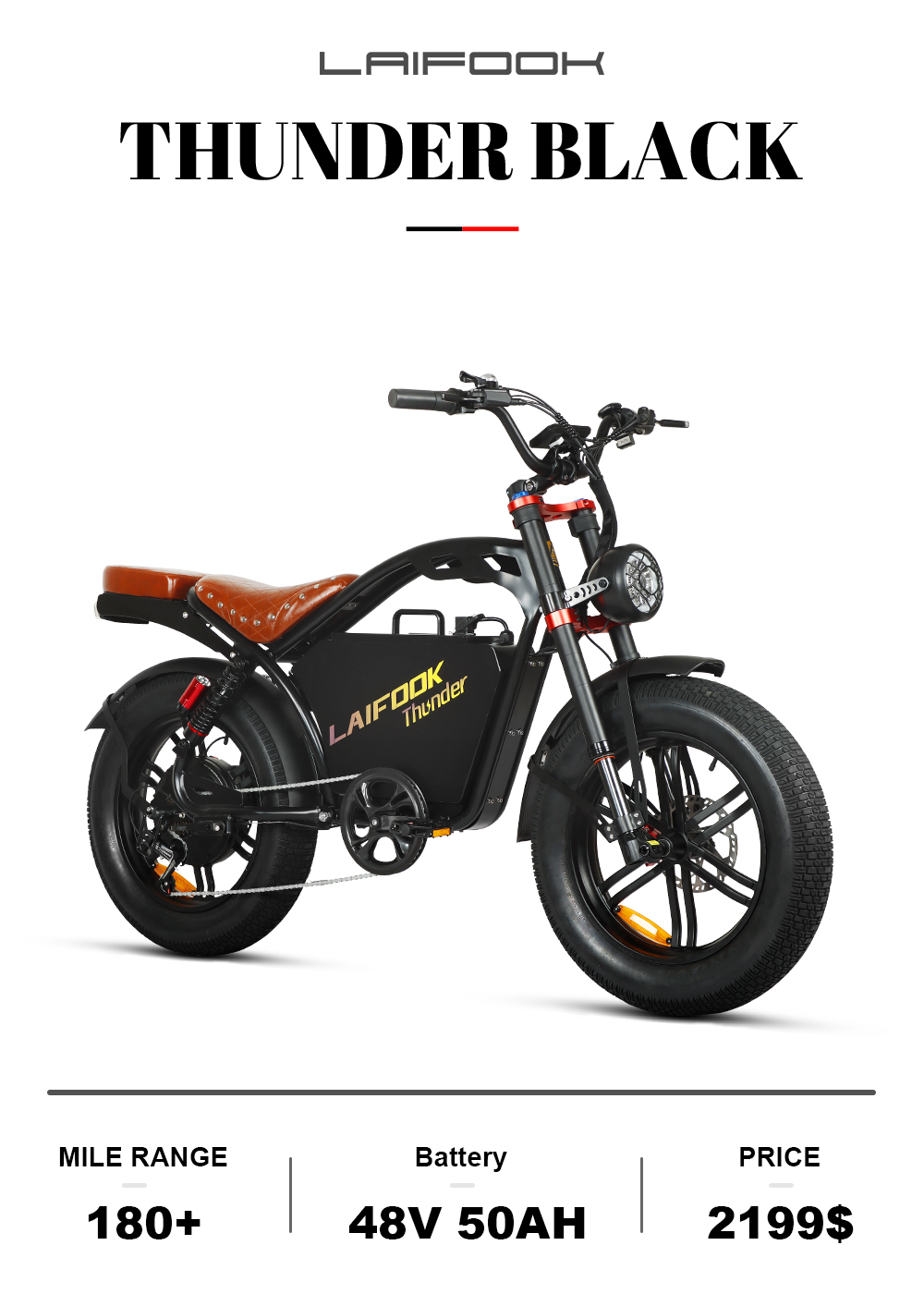 LAIFOOK Thunder Black Ebike