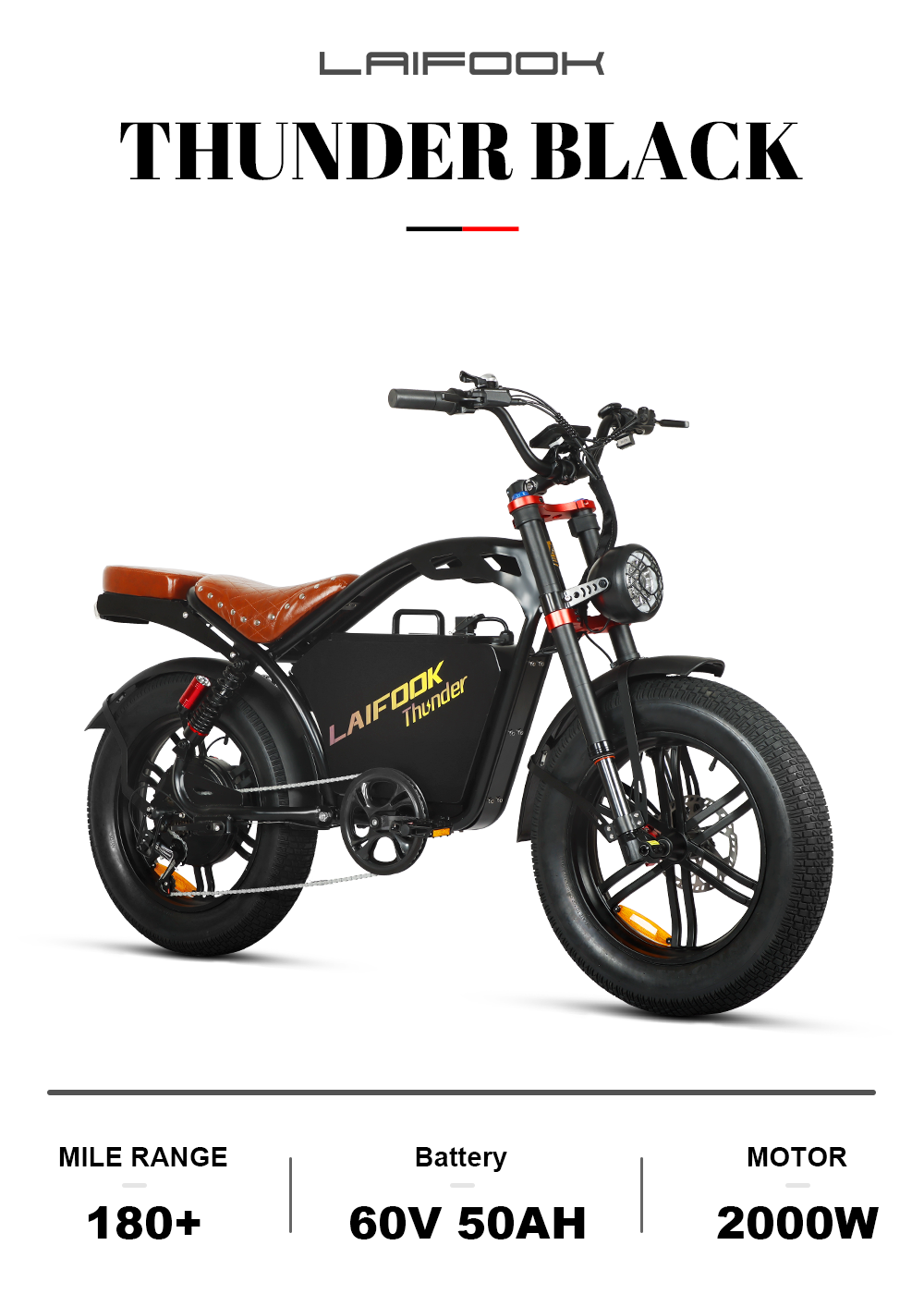 LAIFOOK Thunder Black Ebike